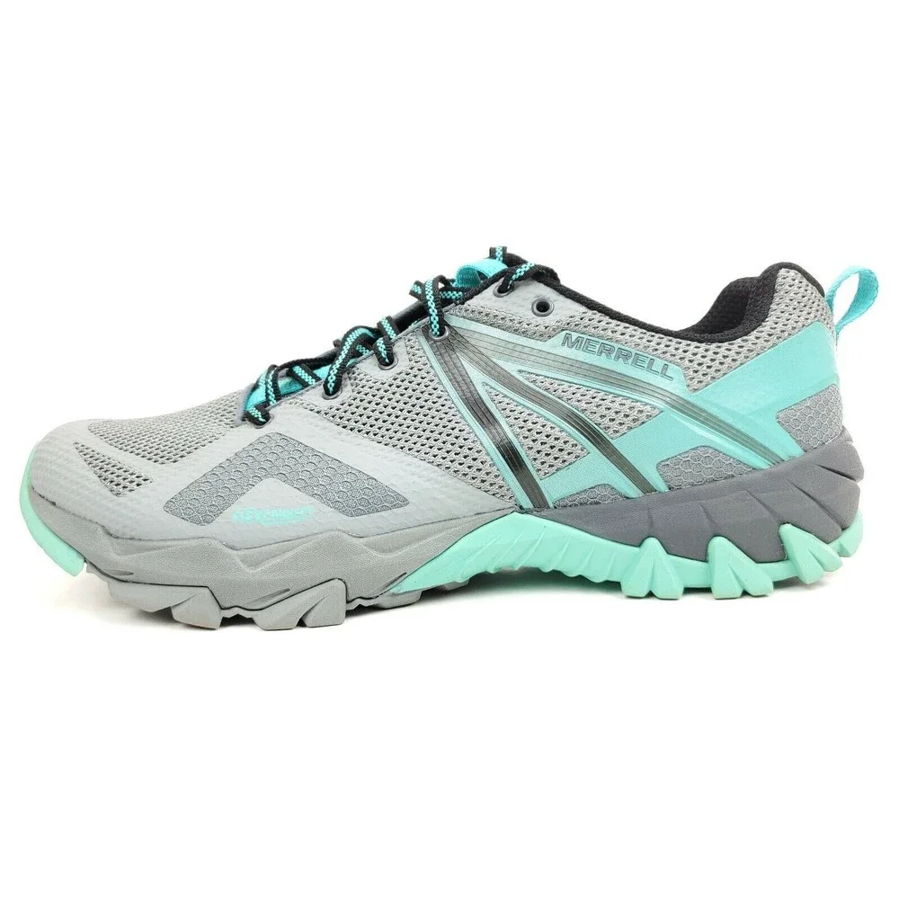 Merrell MQM Flex Women's Monument Hiking Shoe J05514 Size 5.5 Green Gray